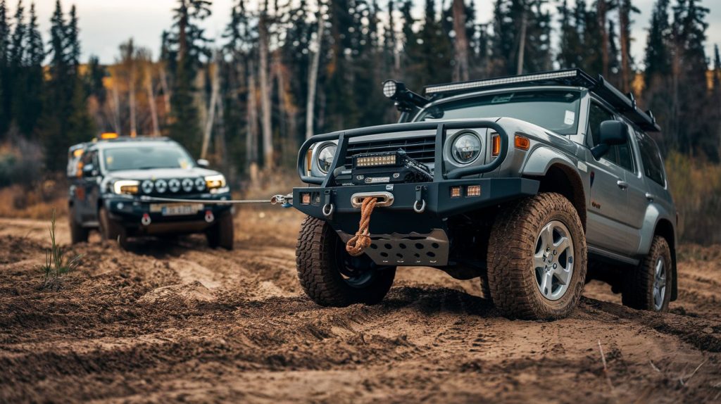 Off roading winches